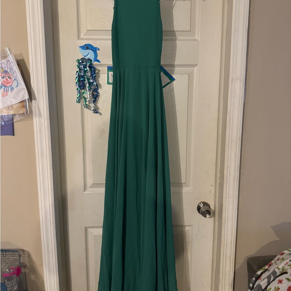 Lulu's Vibrant Green Maxi Dress